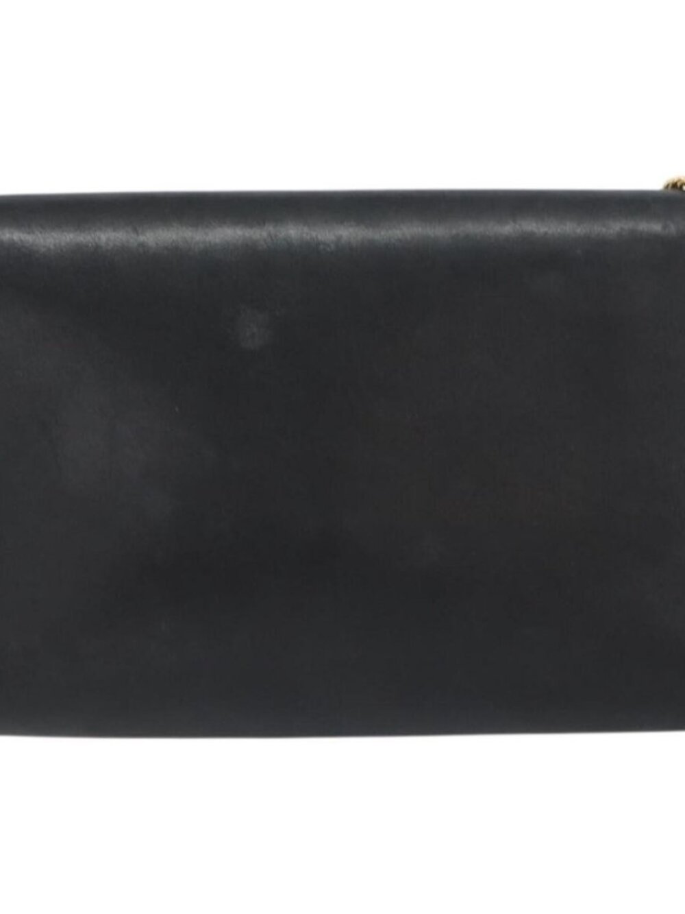 Christian Dior Chain Shoulder Bag Leather Black Gold Auth bs31815 - Picture 3 of 16